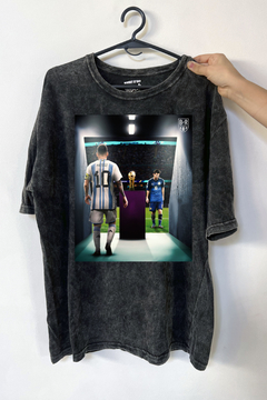 Remera Messi y la Copa (Nevada,Negra o Blanca)