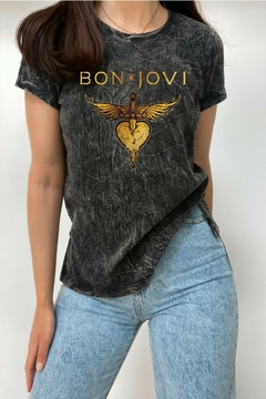 Remera Bon Jovi - Heart (Mujer)