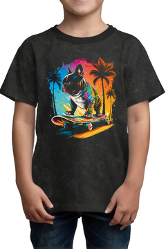 Remera Bulldog Skater (Niño/a Nevada)