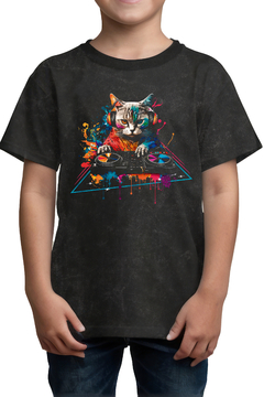 Remera Cat DJ (Niño/a Nevada)