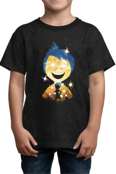 Remera Intensamente - Alegria (Niño/a Nevada)