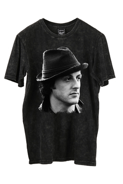 Remera Rocky Balboa Face (Nevada,Negra o Blanca)