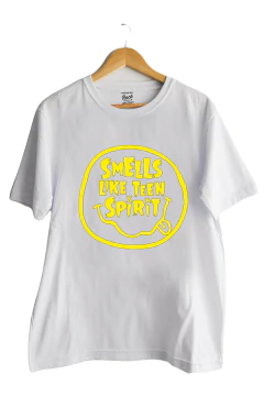Remera Smells Like Teen Spirit (Nevada,Negra o Blanca) en internet