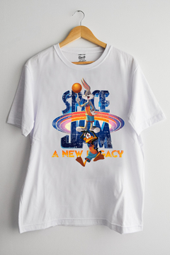 Remera Space Jam (Nevada, Negra o Blanca) en internet