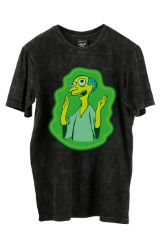 Remera Los Simpsons - Sr. Burns alien (Nevada,Negra o Blanca)