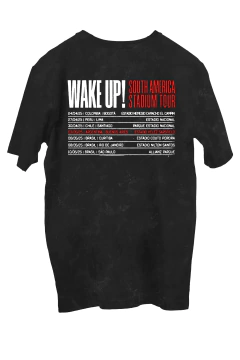 Remera System of a Down Wake Up! Tour 2025 FRENTE y ESPALDA (Nevada o Negra) - tienda online