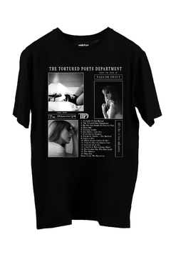 Remera Taylor Swift - The Tortured Poets Department (Nevada, Negra o Blanca) - comprar online