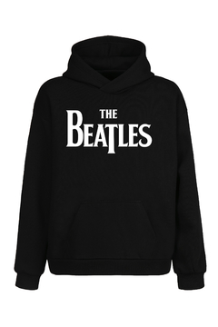 Buzo Hoodie The Beatles (Negro)