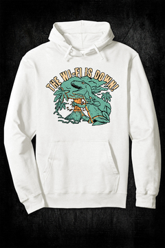 Buzo Hoodie - The Wifi Is Down (Off White) - comprar online