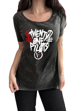 Remera Twenty One Pilots ''2'' (Mujer)
