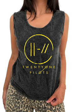 Musculosa Twenty One Pilots LOGO- Corte Largo