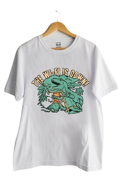 Remera The wifi is down (Nevada, Negra o Blanca) - comprar online