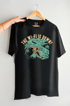 Remera The wifi is down (Nevada, Negra o Blanca) en internet