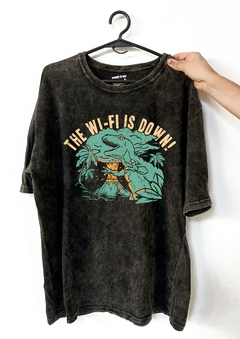 Remera The wifi is down (Nevada, Negra o Blanca)