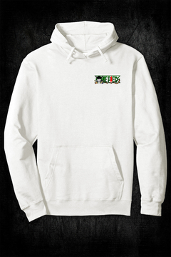 Buzo Hoodie - Roronoa Zoro 2 (FRENTE y ESPALDA) (Off White) en internet