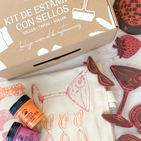 Kit de Estampa con Sellos - POP - comprar online