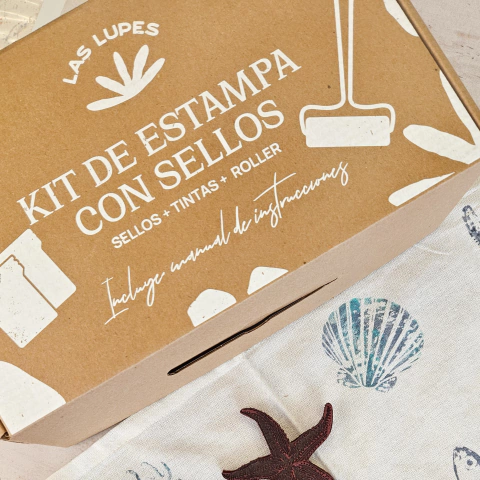 Kit de Estampa con Sellos - MARINO - comprar online