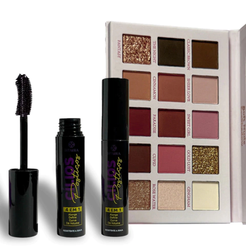 STRIKING EYES KIT - Mascara + Soft-Nude Palette - buy online