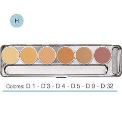 Imagen de DERMACOLOR CAMOUFLAGE CREME PALETA x 6 col (Art 71007)