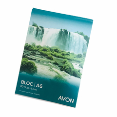 Block Avon A6 esquelita liso