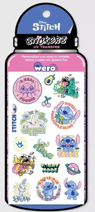 STICKERS WERO TRANSFERIBLES STITCH - comprar online