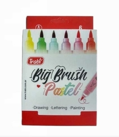 Marcadores Trabi x 6 Big brush pastel