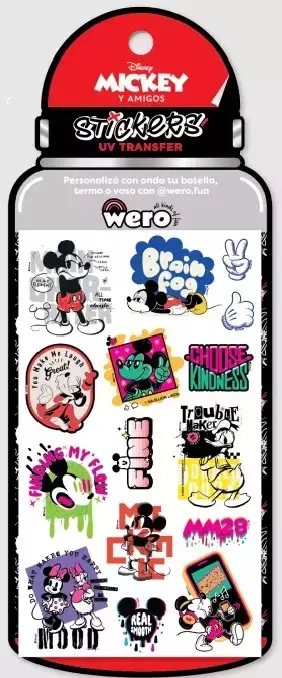 STICKERS WERO TRANSFERIBLES MICKEY Y AMIGOS - comprar online
