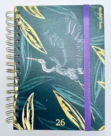 Agenda Mooving 15x21 BOHO espiral diaria - comprar online