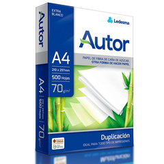 Resma Autor A4 70 grs Ledesma