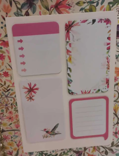 Agenda Mooving 16.5x22 FLORAL espiral diaria CONNIE TASSARA - tienda online