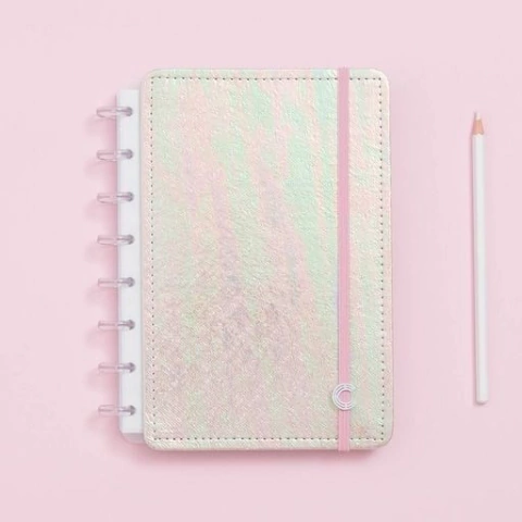 Cuaderno Inteligente A4 Rosa Holografico