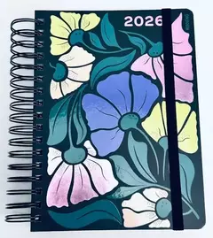 Agenda Mooving 16.5x22 GARDEN espiral diaria - comprar online