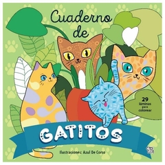 cuaderno de gatitos - azul de corso