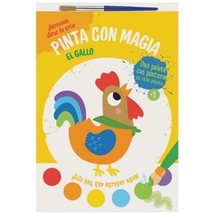 Pinta con magia- El gallo