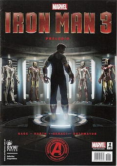 Iron man 3 preludio 01/02 precuela cine - comprar online