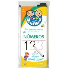 Abremente para escribir y borrar- números
