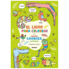 libro para colorear de los grandes grandes artistas - salvador sanz