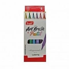 Marcadores Trabi x 6 Art brush pastel