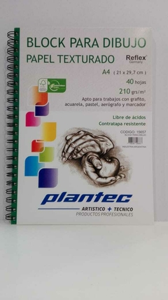 BLOCK PLANTEC A4 210 GR 15657 ANILLO LATERAL APTO ACUARELA