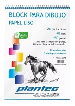 BLOCK PLANTEC A5 150 GR 15621 ANILLO SUPERIOR