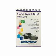 BLOCK PLANTEC A4 210 GR 15632 ANILLO SUPERIOR