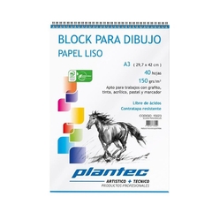 BLOCK PLANTEC A3 150 GR 15623 anillado superior