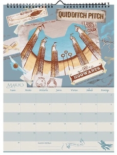 CALENDARIO MOOVING HARRY POTTER 30X40 ESPIRAL - comprar online