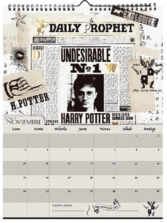 CALENDARIO MOOVING HARRY POTTER 30X40 ESPIRAL - Libreria Santa Inés