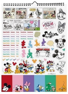 CALENDARIO MOOVING MICKEY 30X40 ESPIRAL - tienda online