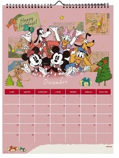 CALENDARIO MOOVING MICKEY 30X40 ESPIRAL - Libreria Santa Inés