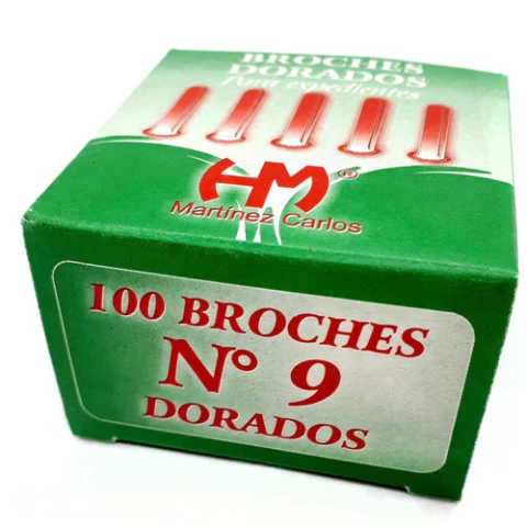 Broche dorado n 9 48mm 2 patas - comprar online
