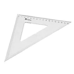 Escuadra pizzini 20cm.3722 45° - comprar online