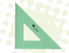 Escuadra pizzini 20cm.3732 45° - comprar online