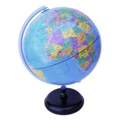 Globo terraqueo 259 25 cm.base madera - comprar online